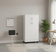 Armário Rebecca Organizador Multiuso 2 Portas E 3 Prateleiras