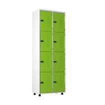 Armário Roupeiro Aço 8 Portas Academia Guarda Volume EA702 Verde Armário Roupeiro Aço 8 Portas Academia Guarda Volume EA702 Verde