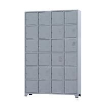 Armário Roupeiro De Aço 24 Portas Para Vestiário, Academia, guarda volume, escritório Locker Cinza