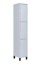 Armário Roupeiro De Aço 3 Portas Vestiário Academia Locker