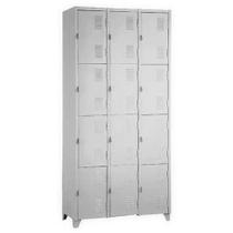 Armário Roupeiro De Aço Vestiário Academia 12 Portas Locker
