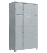 Armário Roupeiro De Aço Vestiário Academia 12 Portas Locker