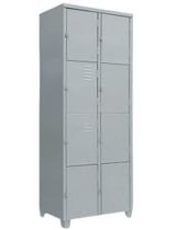 Armário Roupeiro De Aço Vestiário Academia 8 Portas Locker