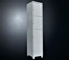 Armário Roupeiro De Aço Vestiário Academia com 4 Portas Locker