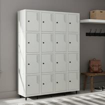 Armário Roupeiro Locker Guarda-Volume de Aço 16 Portas Pequenas com Fecho para Cadeado Vestiário Cinza Armário Roupeiro Locker Guarda-Volume de Aço 16 Portas Pequenas com Fecho para Cadeado Vestiário Cinza