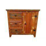 Armário Rústico Acácia em Madeira de Demolição - Cód 345