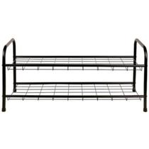 Armário Sapateira com 2 Prateleiras Aramadas Multiuso Organização Doméstica Armário Sapateira com 2 Prateleiras Aramadas Multiuso Organização Doméstica