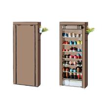 Armario sapateira grande 30 pares a prova de poeira 10 prateleiras rack organizador estante guarda roupa brinquedos clos