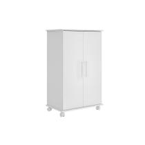 Armário Sapateira Quarto BST 08 c/ 2 Portas e 5 Prateleiras Branco - BRV