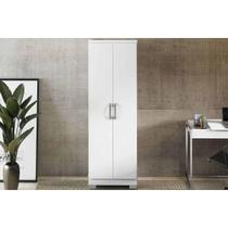 Armário Sapateira Solteiro 424 c/ 2 Portas e Pés Branco - Carraro Armário Sapateira Solteiro 424 c/ 2 Portas e Pés Branco - Carraro