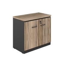 Armario secretaria 080lx045px073a yaris gebbwork calvi/preto Armario secretaria 080lx045px073a yaris gebbwork calvi/preto