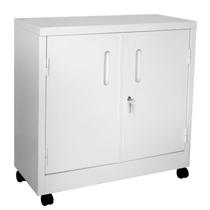 Armário Secretário Baixo de Aço Branco Home Office - ULTRA Móveis Armário Secretário Baixo de Aço Branco Home Office - ULTRA Móveis