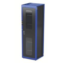 Armário Smart System com Visor para Ferramentas com 1 Porta e 5 Prateleiras Tramontina PRO Azul Armário Smart System com Visor para Ferramentas com 1 Porta e 5 Prateleiras Tramontina PRO Azul