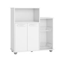 Armario Sollys Multiuso Para Cozinha Luxo Moderno Balcão Premium Com Fruteira Sofisticadoa