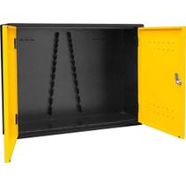 Armário Superior Modular Vonder Aéreo 30kg Aço Preto Amarelo
