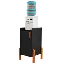 Armário Suporte para Bebedouro Poseidon com Pés de Madeira