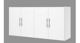 Armario Suspenso 04 Portas Aéreo Gabinete Branco