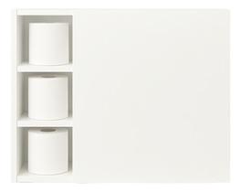 Armário Suspenso Banheiro Sala Quarto Cozinha MDF Branco Montado 60cm Multiuso Aéreo 1 Porta