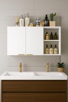 Armário Suspenso Multiuso Ideal para Cozinha, Lavanderia ou Escritório