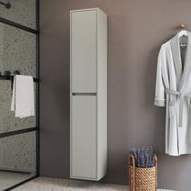 Armário Suspenso Multiuso para Banheiro 30cm com 2 Portas Bergamo