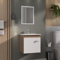 Armário Suspenso Para Banheiro completo com Espelheira e cuba Armário Suspenso Para Banheiro completo com Espelheira e cuba