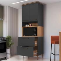 Armário Torre Quente 0,80m 1 Forno 2 Portas 2 Gavetões Isabelle Armário Torre Quente 0,80m 1 Forno 2 Portas 2 Gavetões Isabelle