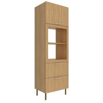 Armário Torre Quente 70cm com 2 Gavetas e 1 Porta Basculante Copacabana Móvel na Caixa Armário Torre Quente 70cm com 2 Gavetas e 1 Porta Basculante Copacabana Móvel na Caixa