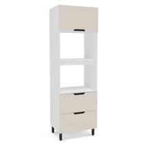 Armário Torre Quente 70cm com 2 Portas Basculantes e 1 Gaveta 250017 Meena Politorno Moveis Armário Torre Quente 70cm com 2 Portas Basculantes e 1 Gaveta 250017 Meena Politorno Moveis
