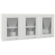 Armário Triplo 3 Portas Telasul Star com Vidro