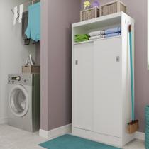 Armário Utilitário Organizador 2 Portas Branco Carraro Armário Utilitário Organizador 2 Portas Branco Carraro