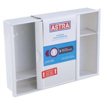 Armário Versátil Banheiro Porta De Correr 29x41x10cm Astra Branco