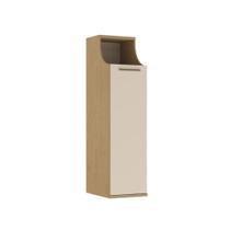 Armário Versátil Modulado Elegance 1 Porta - Carvalho/Off White