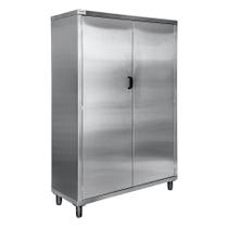 Armário Vertical AV Aço Inox 430 83x35x180cm Evolução Inox AV430