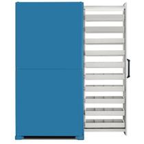 Armário vertical com 10 bandejas e divisórias - AM-100