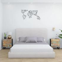 Armários de cabeceira vidaXL 2 peças de madeira maciça recuperada 40x33x46cm