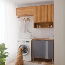 Armários Multiuso para Área de Serviço 3 Peças com 5 Portas Divina Armários Multiuso para Área de Serviço 3 Peças com 5 Portas Divina