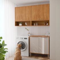 Armários Multiuso para Área de Serviço 3 Peças com 6 Portas Divina