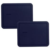 Armazenamento de alimentos Pyrex 7212-PC azul 11 xícaras de plástico azul escuro Armazenamento de alimentos Pyrex 7212-PC azul 11 xícaras de plástico azul escuro