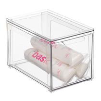 Armazenamento de banheiro MDesign Lumiere Collection Stackable Clear