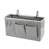 Armazenamento de cabeceira Caddy Ozzptuu para cabeceiras, beliches, cinza Armazenamento de cabeceira Caddy Ozzptuu para cabeceiras, beliches, cinza