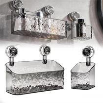 Armazenamento de chuveiro Androf Acrílico Transparente Glacier 2PCS-GREY Armazenamento de chuveiro Androf Acrílico Transparente Glacier 2PCS-GREY