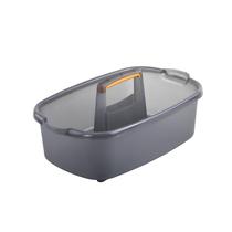 Armazenamento de limpeza Caddy Casabella Plastic 7L cinza/laranja Armazenamento de limpeza Caddy Casabella Plastic 7L cinza/laranja