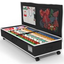 Armazenamento de papel de embrulho GoMaihe 106x36x14cm Organizador debaixo da cama Armazenamento de papel de embrulho GoMaihe 106x36x14cm Organizador debaixo da cama
