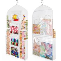 Armazenamento de papel de embrulho Woodoulogy Hanging White 120x60cm Armazenamento de papel de embrulho Woodoulogy Hanging White 120x60cm