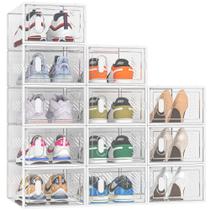 Armazenamento de sapatos SIMPDIY Shoe Organizer, armário, pacote com 12 unidades, tamanho 10 Armazenamento de sapatos SIMPDIY Shoe Organizer, armário, pacote com 12 unidades, tamanho 10