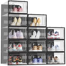 Armazenamento de sapatos SIMPDIY Shoe Organizer, armário, pacote com 12 unidades, tamanho 10