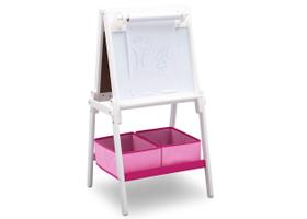 Armazenamento em frente e verso para crianças Easel Delta Children MySize, branco