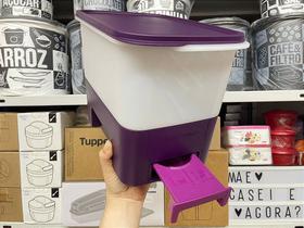 Armazenamento Modular Tupperware 5 kg Roxo Armazenamento Modular Tupperware 5 kg Roxo
