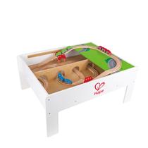 Armazenamento Table Shape Railway Play and Stow para trens de madeira