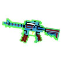 Arminha Brinquedo Minecraft Diamante Com Luz/som E Laser + Pilhas